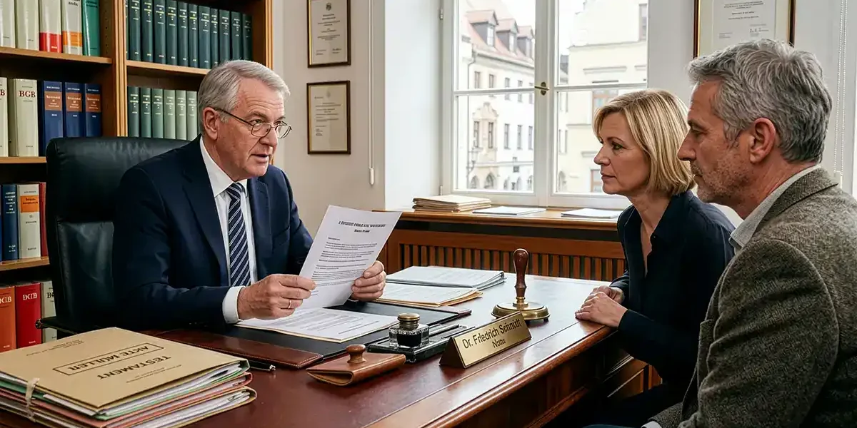 Testament wird vollstreckt