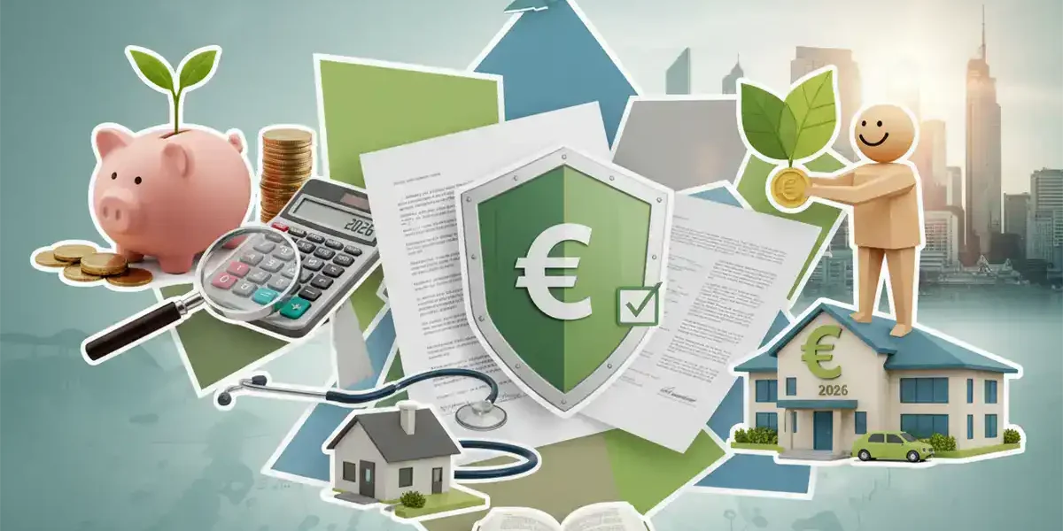 Collage zum Thema Versicherungen