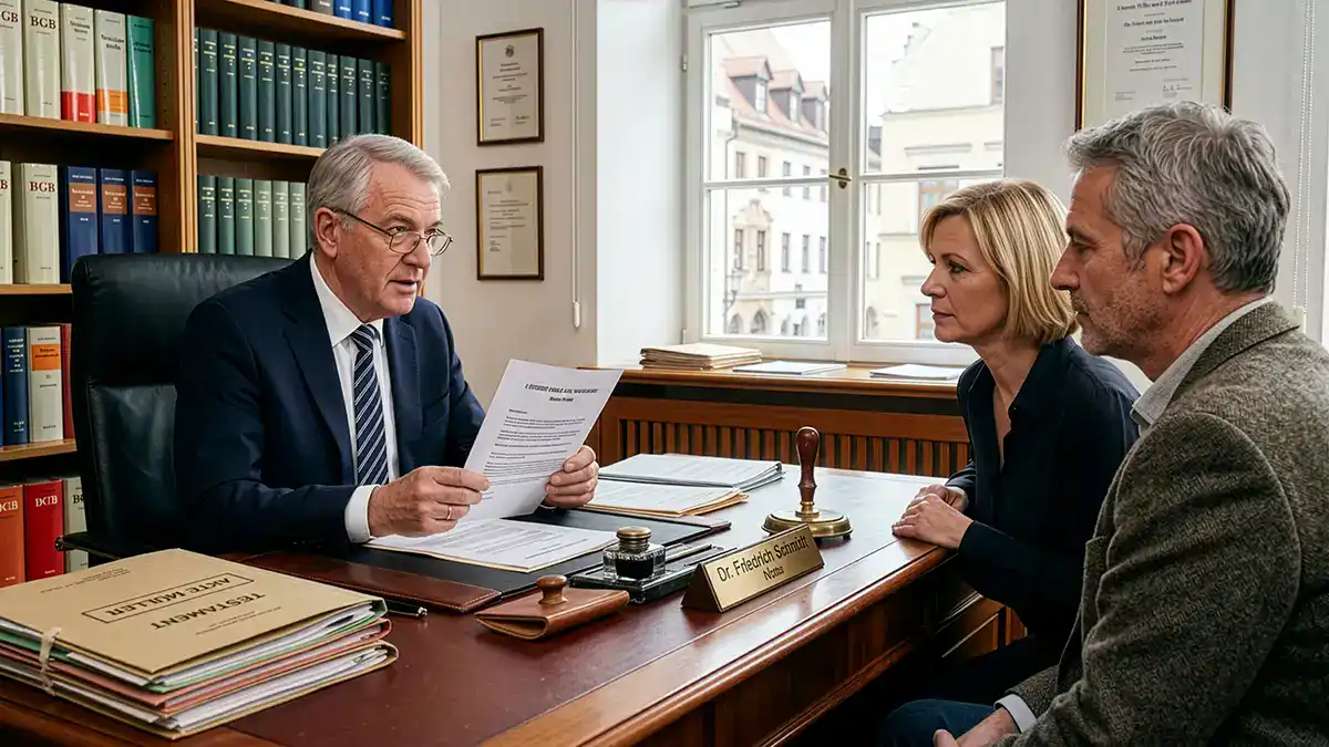 Testament wird vollstreckt